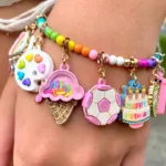Charm It! Boncuk Bileklik - Gold Rainbow - Görsel 2