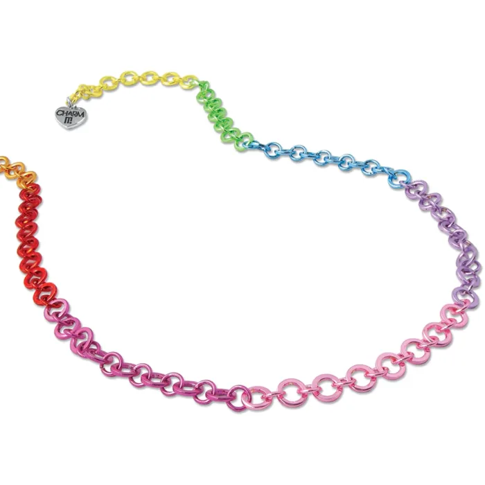 Charm it! Zincir kolye - rainbow - görsel 1