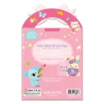 Girl Nation Cutie Sticker Küpe - Animal Friends - Görsel 2