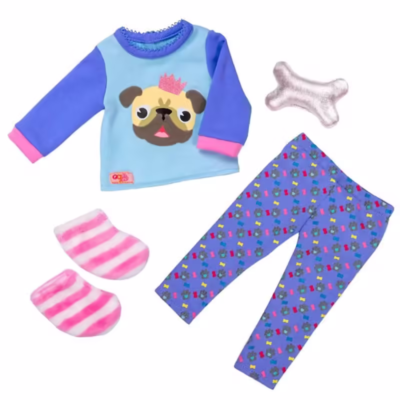 Magic journey our genation our generation kiyafet bulldog pajama d90a