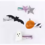 Meri Meri - Halloween Icons Hair Clips - Cadılar Bayramı Tokalar (8'li) - Görsel 2