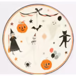 Meri Meri - It's Halloween! Dinner Plates - Cadılar Bayramı Tabak (L) (8'li)