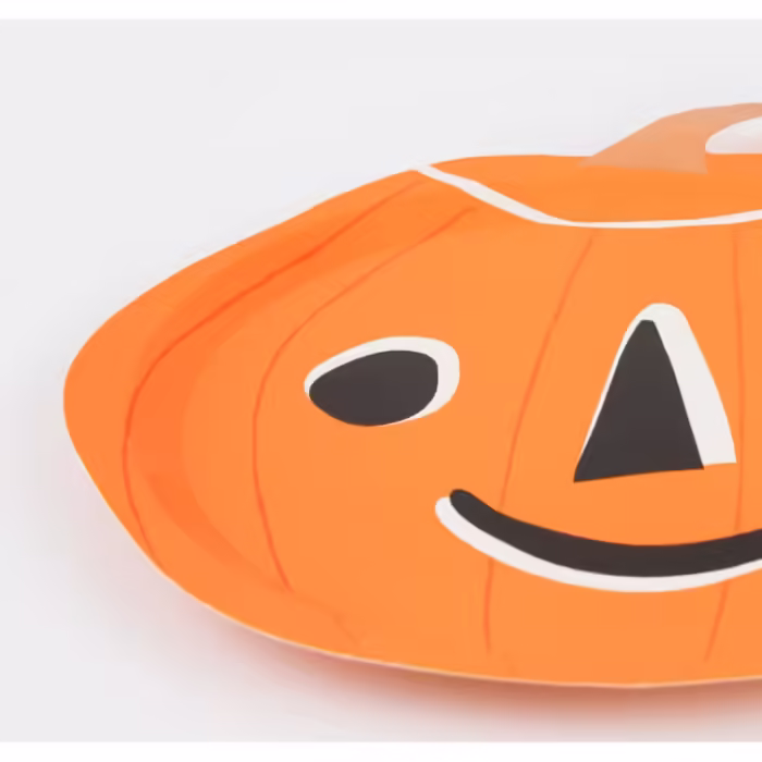 Meri meri - it's halloween! Plates - cadılar bayramı tabak (8'li) - görsel 6