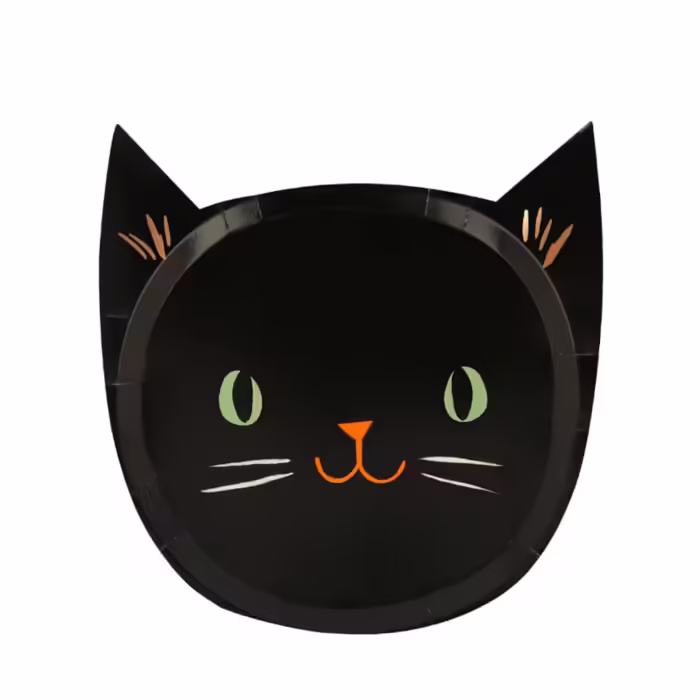 Meri meri - it's halloween! Plates - cadılar bayramı tabak (8'li) - görsel 3