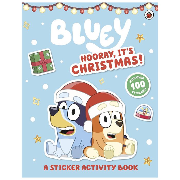 Bluey: hooray it's christmas sticker activity book - görsel 1