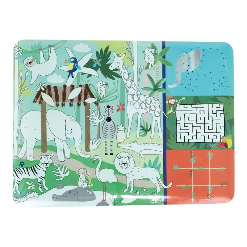 Magic journey floss rock boyanabilir oyun ve aktivite mati jungle 2772