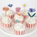 Meri Meri - Çiçek Bahçesi Cupcake Seti - 24'lü - Görsel 2