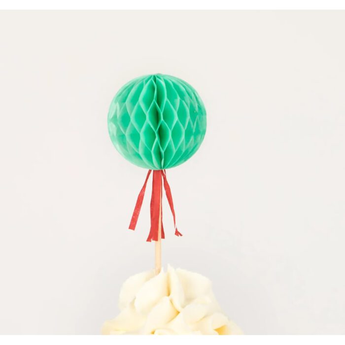 Meri meri - çizgili cupcake kiti - 24 adet - görsel 6