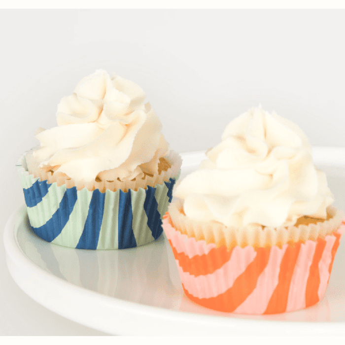 Meri meri - çizgili cupcake kiti - 24 adet - görsel 8