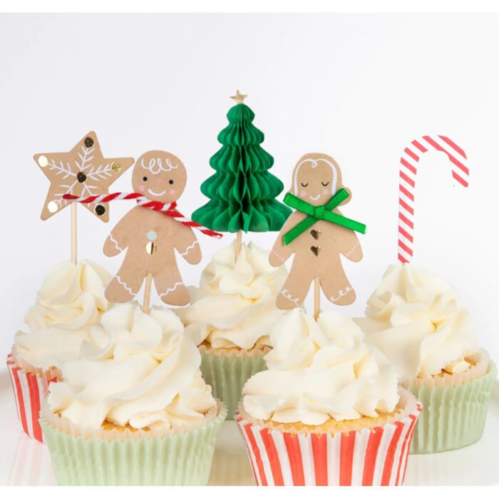 Meri meri - gingerbread cupcake kiti - görsel 4