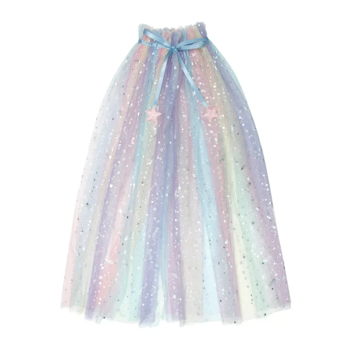 Mimi & lula ombre rainbow pelerin - görsel 1