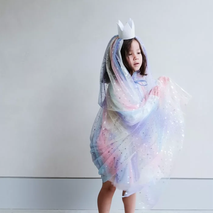 Mimi & lula ombre rainbow pelerin - görsel 9