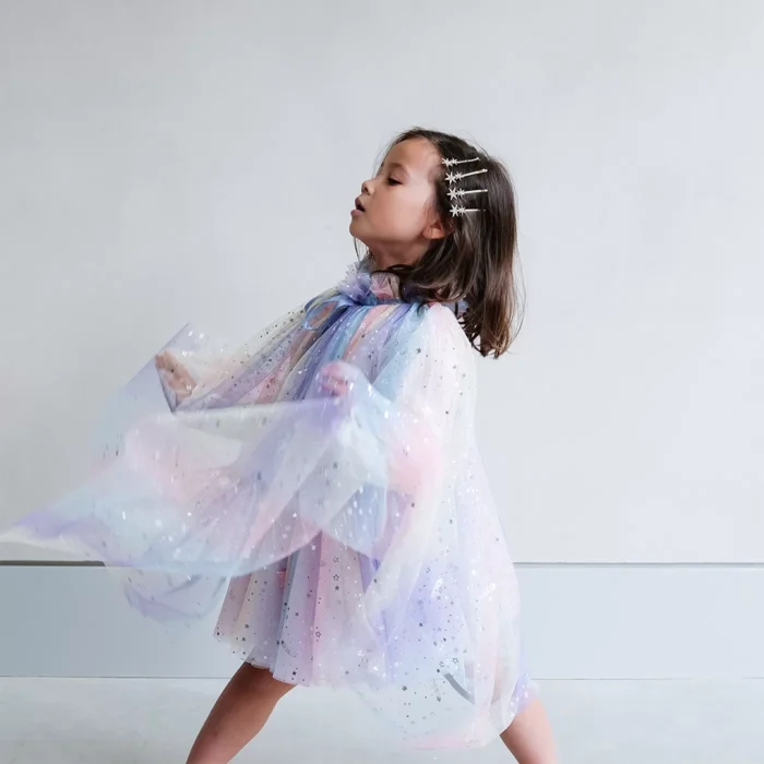 Mimi & lula ombre rainbow pelerin - görsel 6