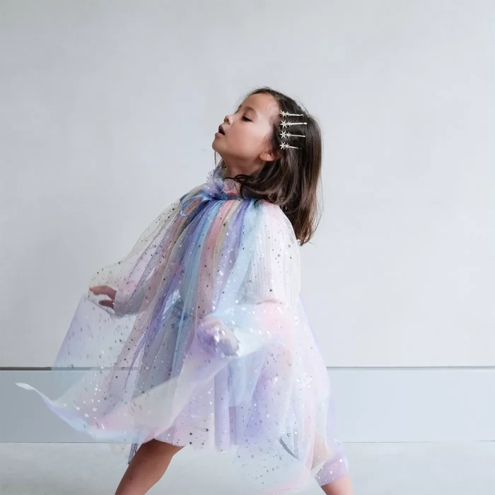 Mimi & lula ombre rainbow pelerin - görsel 4