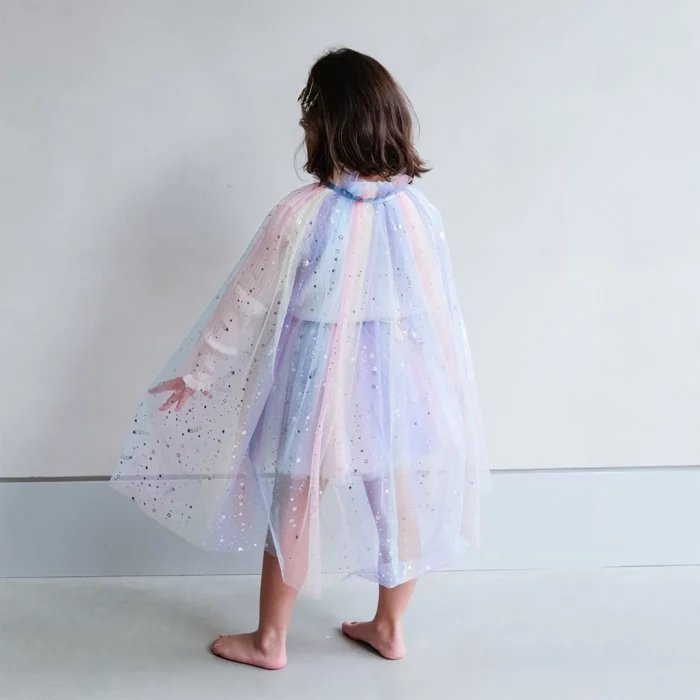 Mimi & lula ombre rainbow pelerin - görsel 3