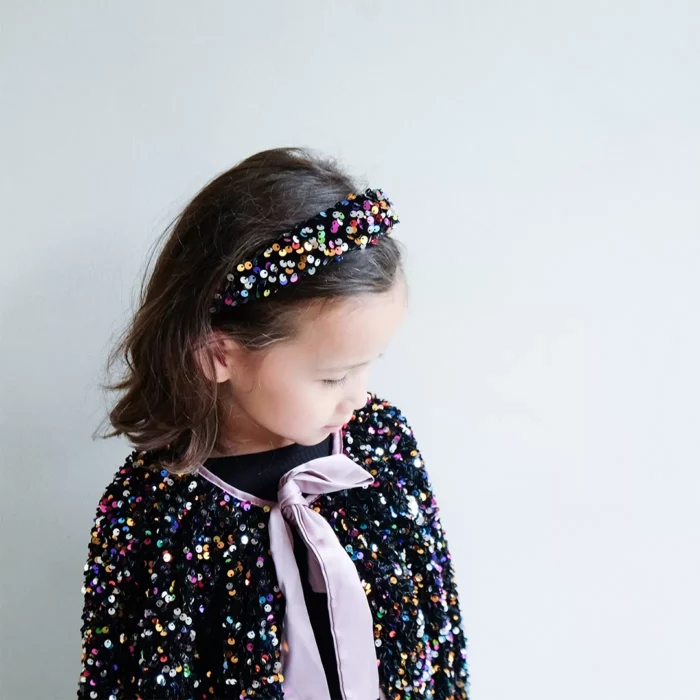 Mimi & lula rainbow dazzle sequin pelerin - görsel 6