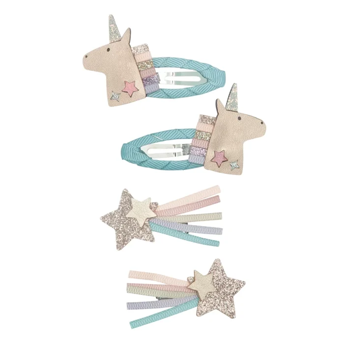 Mimi&lula unicorn 4'lü toka - görsel 1