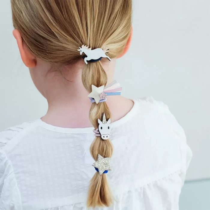 Mimi & lula unicorn 8’li lastik toka - görsel 3