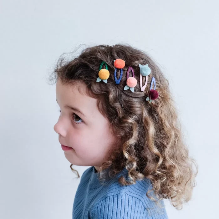 Mimi & lula pom pom petal mini 5’li toka - görsel 7
