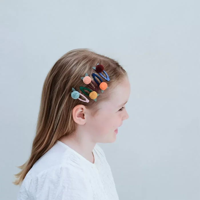 Mimi & lula pom pom petal mini 5’li toka - görsel 2
