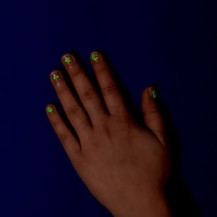 Omy nail stickers - glow party - görsel 2