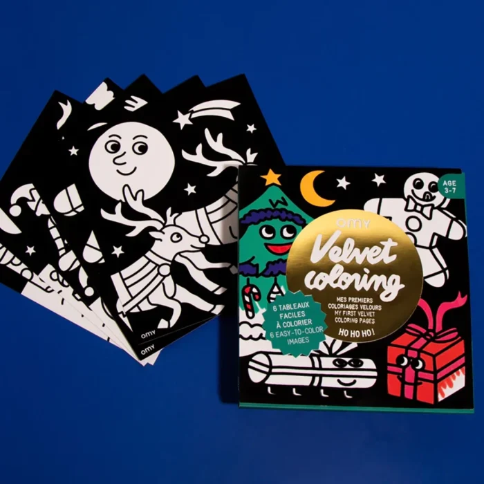 Omy velvet coloring / i̇lk boyamalarım - ho ho ho - görsel 2