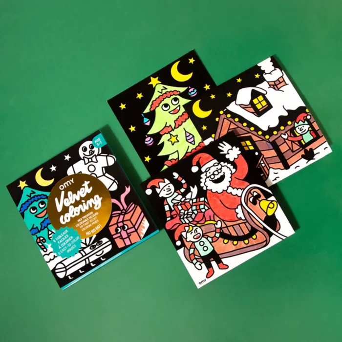 Omy velvet coloring / i̇lk boyamalarım - ho ho ho - görsel 1