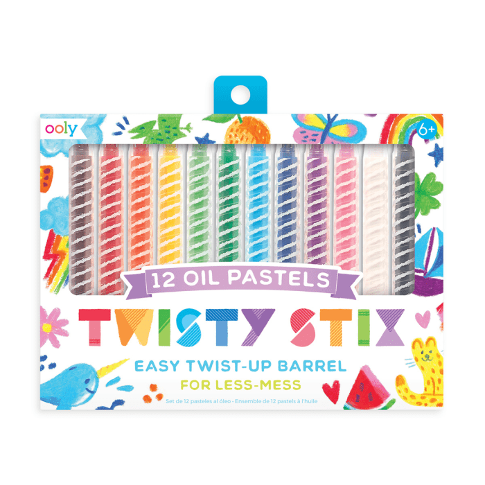 Ooly twisty stix 12'li yağlı pastel boya - görsel 1
