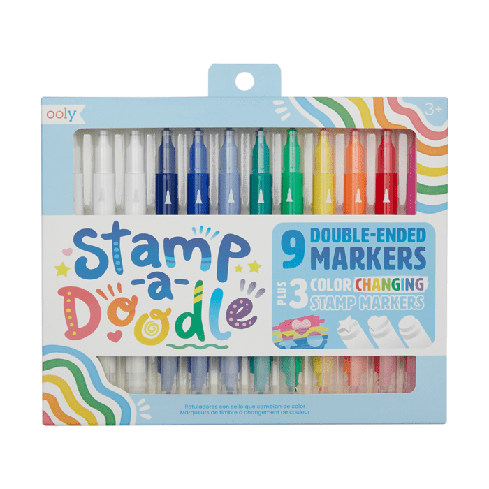 Ooly stamp a doodle çift uçlu 12’li keçeli kalem - görsel 1