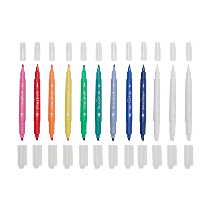 Ooly stamp a doodle çift uçlu 12’li keçeli kalem - görsel 8