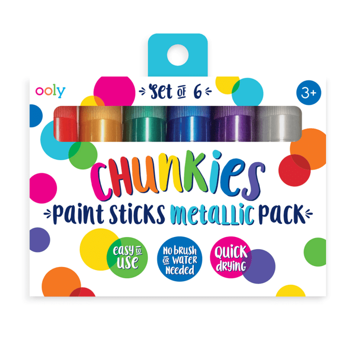 Ooly chunkies pastel boya 6’lı metalik renkler - görsel 1