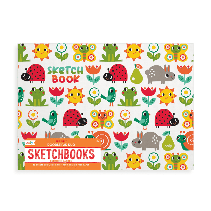 Ooly doodle pad 2'li resim defteri - sunshine garden - görsel 2