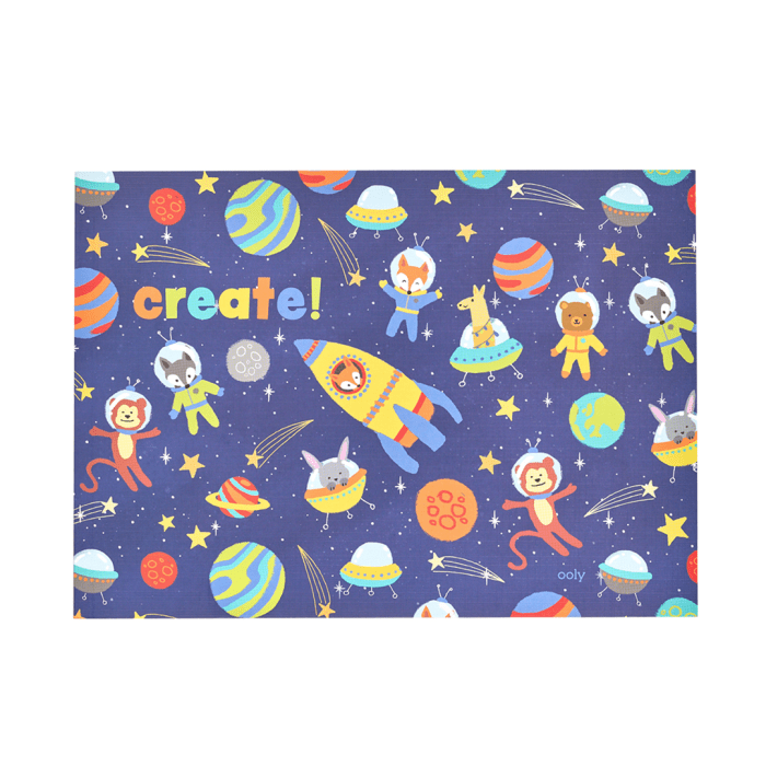 Ooly pad duo 2'li resim defteri - space critters - görsel 7