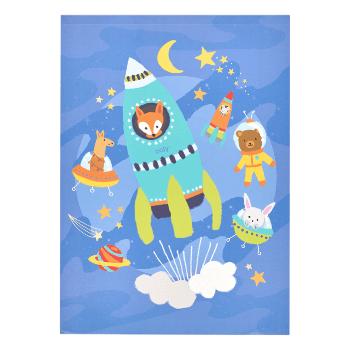 Ooly pad duo 2'li resim defteri - space critters - görsel 5