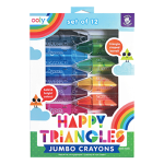 Ooly Happy Triangles 12’li Jumbo Mum Boya