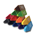 Ooly Happy Triangles 12’li Jumbo Mum Boya - Görsel 5