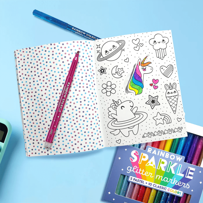 Ooly stickiville color-in sticker kitabı - görsel 2