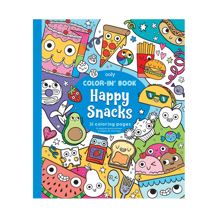 Ooly boyama kitabı - happy snacks - görsel 1