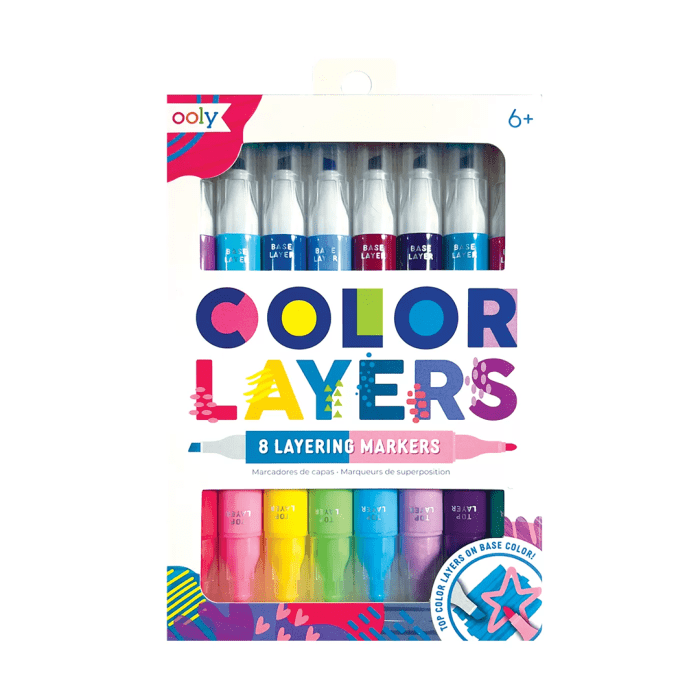 Ooly color layers çift uçlu 8’li keçeli kalem - görsel 1