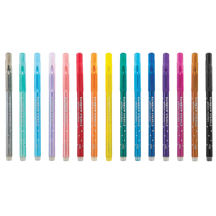 Ooly rainbow sparkle simi 15’li keçeli kalem - görsel 6