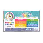 Ooly Rainbow Sparkle Sulu Boya Efektli 12’li Metalik Jel Boya - Görsel 11