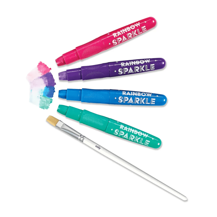 Ooly rainbow sparkle sulu boya efektli 12’li metalik jel boya - görsel 10