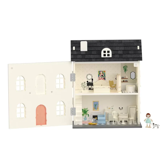 Classic world ahşap vintage bebek evi - görsel 10