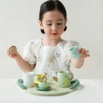 Classic World Ahşap Vintage Çay Seti - Görsel 12