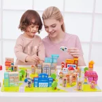 Classic World Ahşap Şehir Blok Seti - Görsel 5