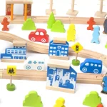 Classic World Ahşap 110 Parçalı Tren Seti - Görsel 6
