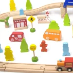 Classic World Ahşap 110 Parçalı Tren Seti - Görsel 5