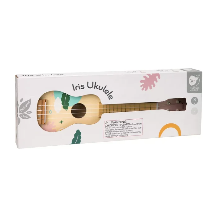 Classic world ahşap iris ukelele - pembe - görsel 5