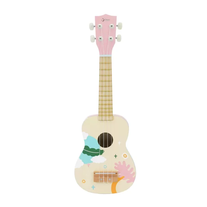 Classic world ahşap iris ukelele - pembe - görsel 1