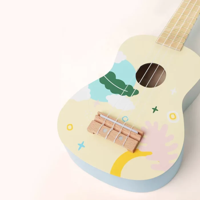 Classic world ahşap iris ukelele - mavi - görsel 6